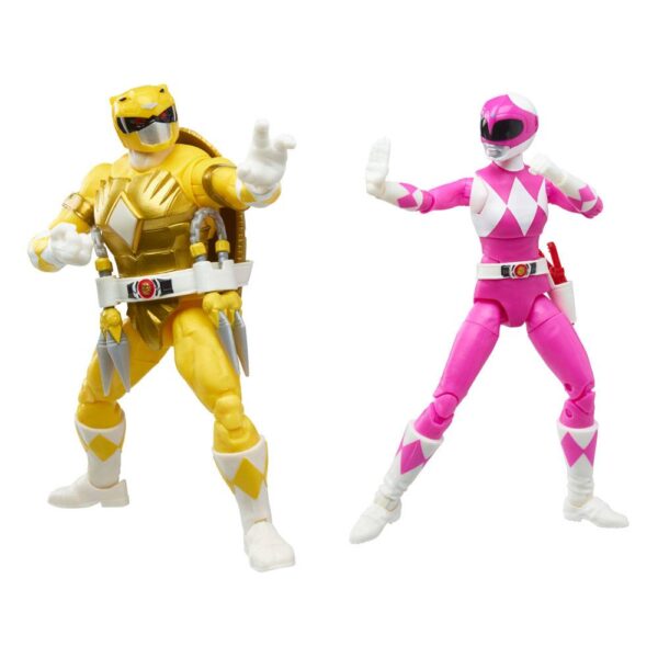 01_x_hasf2967 Morphed April O´Neil Michelangelo - Power Rangers x Teenage Mutant Ninja Turtles Lightning Collection Actionfiguren 2022