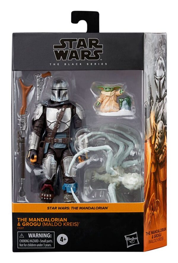 Star Wars The Mandalorian Black Series Actionfiguren 2022 Mandalorian und Grogu (Maldo Kreis) 15 cm