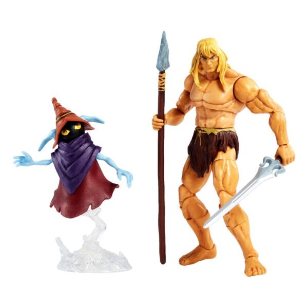 Masters of the Universe Revelation Masterverse Actionfiguren 2022 Deluxe Savage He-Man & Orko Deluxe Savage He-Man Orko - Masters of the Universe: Revelation Masterverse Actionfiguren 2022 18 cm