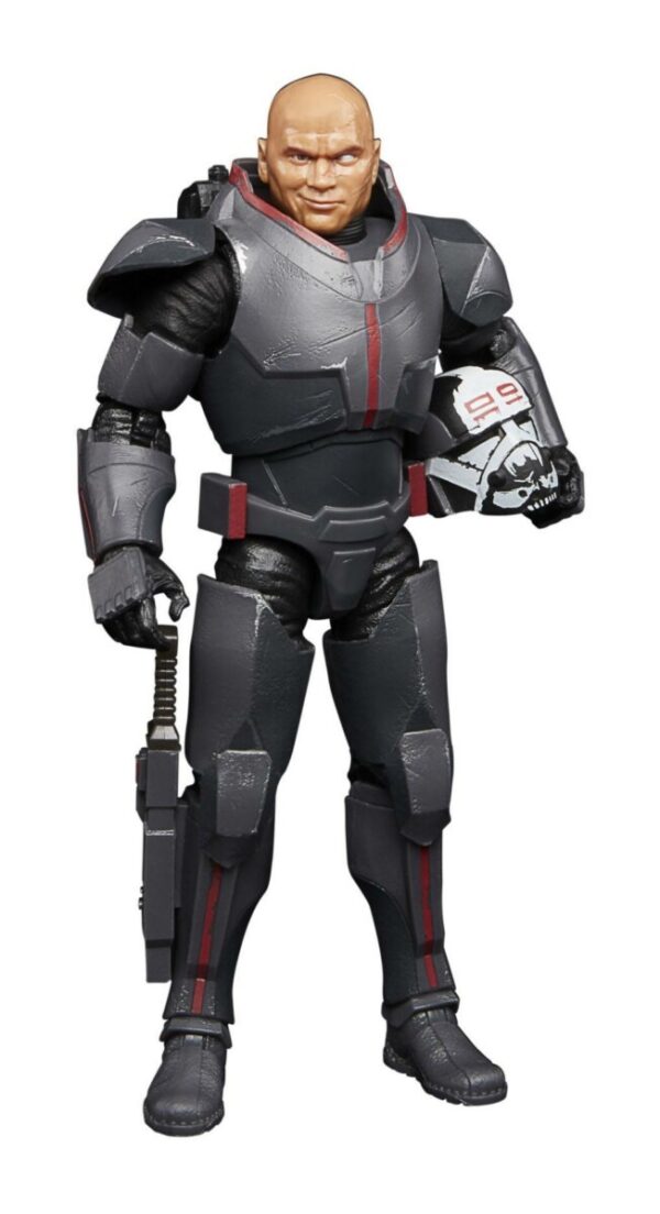 hr_hasf0630_f Star Wars The Bad Batch Black Series Deluxe Actionfigur 2021 Wrecker 15 cm Ein Klebestreifen der Verpackung (unten) durchgerissen