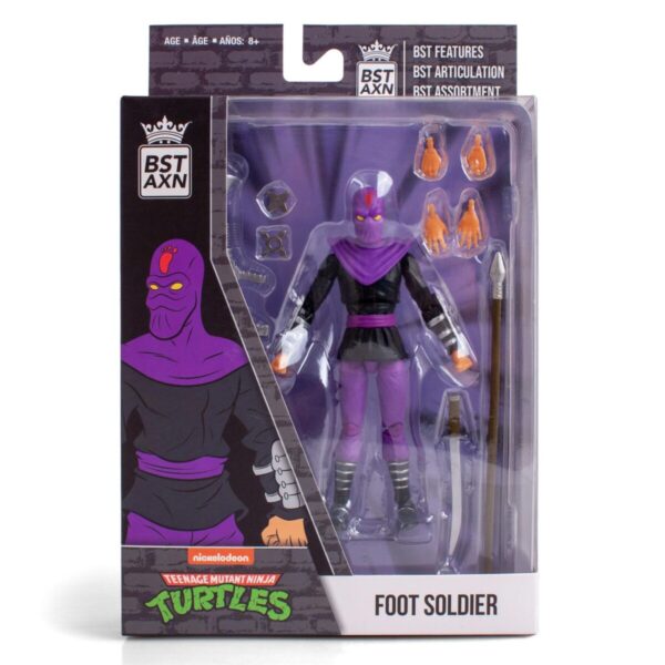 hr_tlsbatmntfoowb01_a Foot Soldier Teenage Mutant Ninja Turtles BST AXN Actionfigur 13 cm