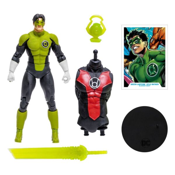 x_mcf15481_b Kyle Rayner (Blackest Night) DC Multiverse Build A Actionfigur 18 cm