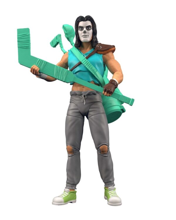 hr_tlsbatmntcaswb04_a Teenage Mutant Ninja Turtles BST AXN Actionfigur Casey Jones Skull Face Glow-in-the-Dark SDCC Exclusive 13 cm