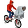 E.T. - Der Außerirdische Actionfigur Elliott und E.T. on Bicycle 13 cm B-Ware
