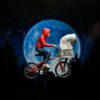 E.T. - Der Außerirdische Actionfigur Elliott und E.T. on Bicycle 13 cm B-Ware