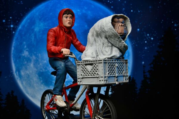 hr_neca55065_j E.T. - Der Außerirdische Actionfigur Elliott und E.T. on Bicycle 13 cm B-Ware