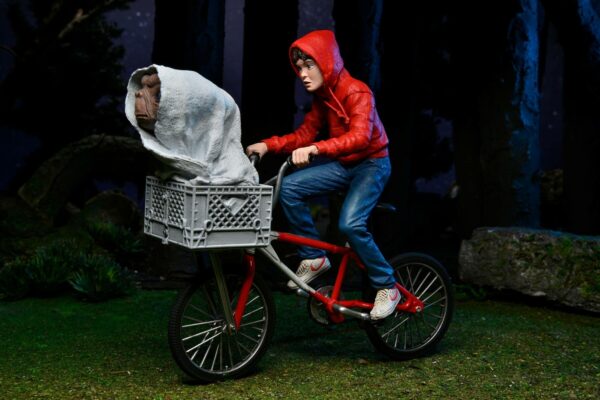hr_neca55065_k E.T. - Der Außerirdische Actionfigur Elliott und E.T. on Bicycle 13 cm B-Ware