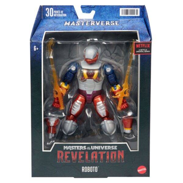 hr_matthlb40_b Masters of the Universe: Revelation Masterverse Actionfigur Roboto 18 cm