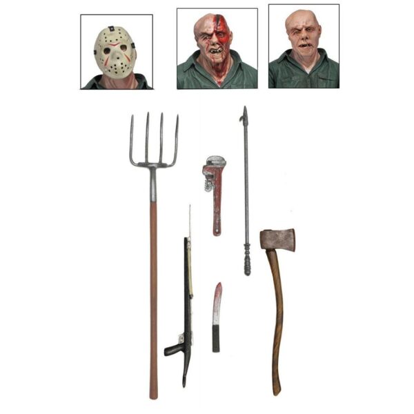 Freitag der 13. Teil 3 Actionfigur Ultimate Jason 18 cm