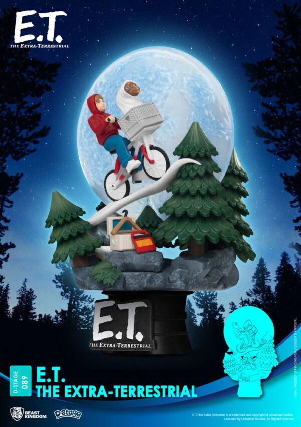 x_bkdds-089 E.T. Der Außerirdische D-Stage PVC Diorama Iconic Scene 15 cm