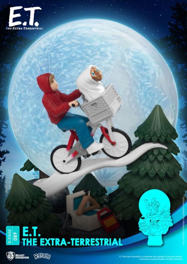 x_bkdds-089_c E.T. Der Außerirdische D-Stage PVC Diorama Iconic Scene 15 cm