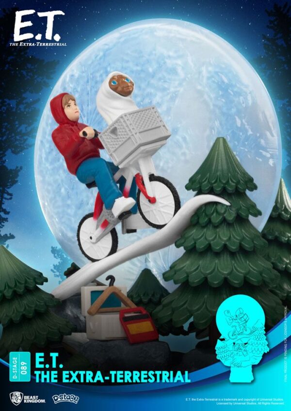 x_bkdds-089_d E.T. Der Außerirdische D-Stage PVC Diorama Iconic Scene 15 cm