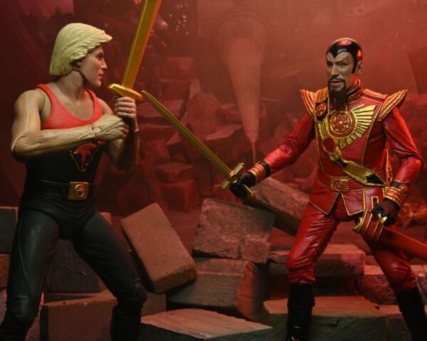Flash Gordon (1980) Actionfiguren Ultimate Flash Gordon + Ming + Vultan 18 cm