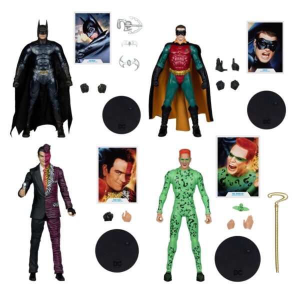 DC Batman Forever Nightmare Bat Wave (Gold Label) Batman Robin Two-Face Riddler