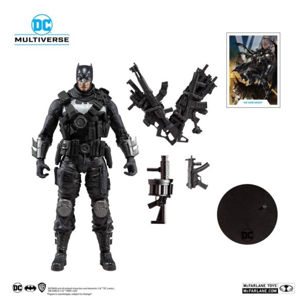 DC Multiverse Actionfigur Dark Nights Metal Batman Grim Knight 18 cm