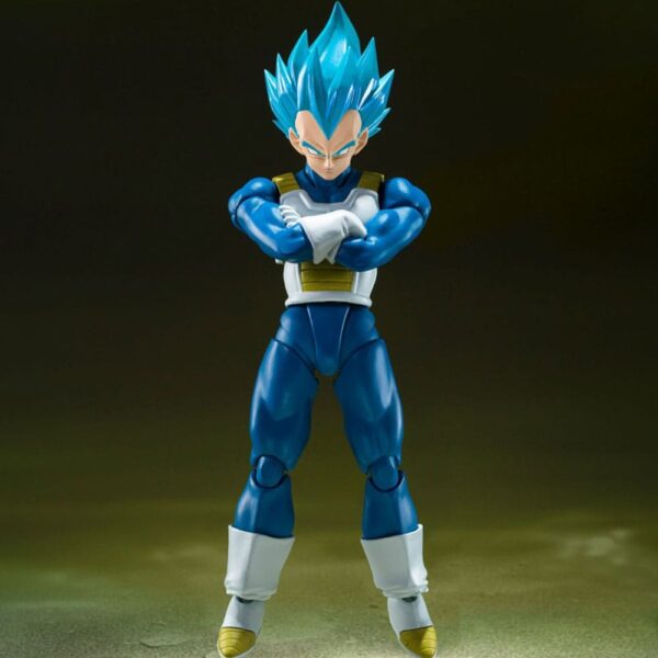 x_btn66458-7_c_1 Dragon Ball Super S.H. Figuarts Actionfigur Super Saiyan God Super Saiyan Vegeta Unwavering Saiyan Pride 14 cm
