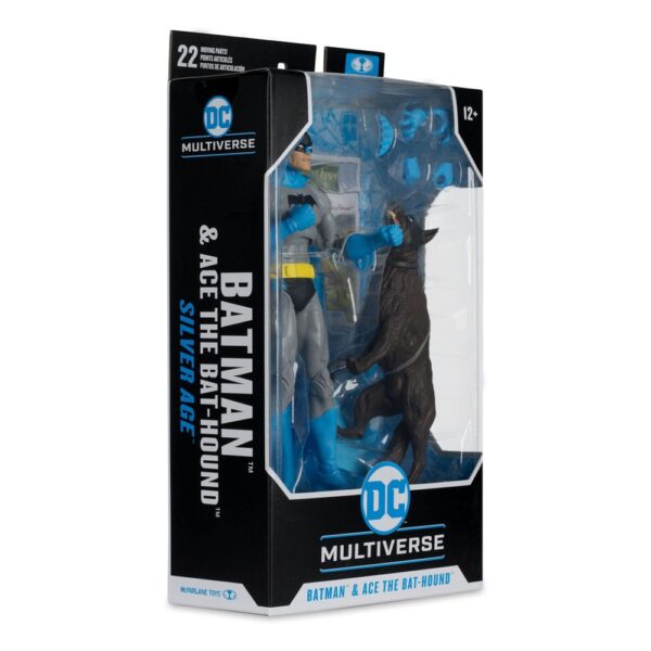 DC Multiverse Batman & Ace the Bat-Hound (Silver Age) Actionfigur 18 cm
