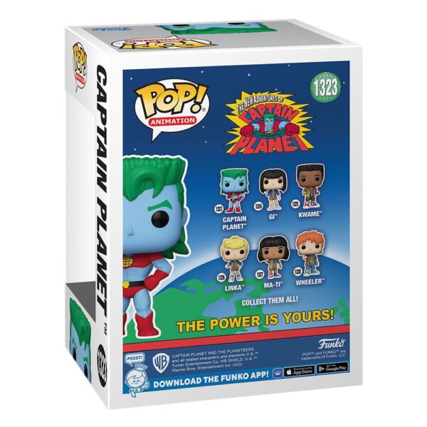 Captain Planet POP! Animation Figur Captain Planet 9 cm