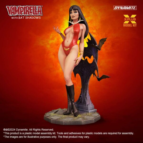 98253a Vampirella With Bat Shadows 1/8 Model Kit