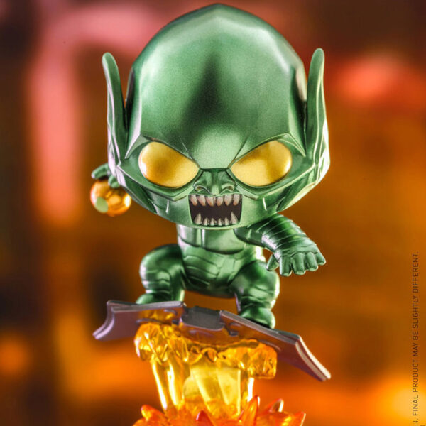 hr_hot-cbx-mvl006_1 Spider-Man: No Way Home Cosbi Minifigur Green Goblin 8 cm