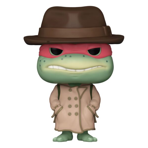 Teenage Mutant Ninja Turtles POP! Vinyl Figuren Michelangelo Sausage Nunchucks + Raphael w/Coat & Hat 9 cm