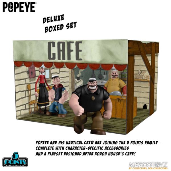 x_mez18060_d Popeye 5 Points Actionfiguren Deluxe Box Set 9 cm
