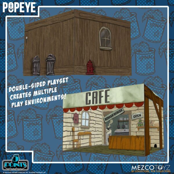 x_mez18060_e Popeye 5 Points Actionfiguren Deluxe Box Set 9 cm