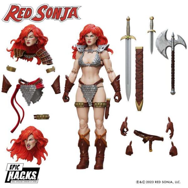 97364c Red Sonja 50th Anniversary Epic H.A.C.K.S. Actionfigur 15 cm