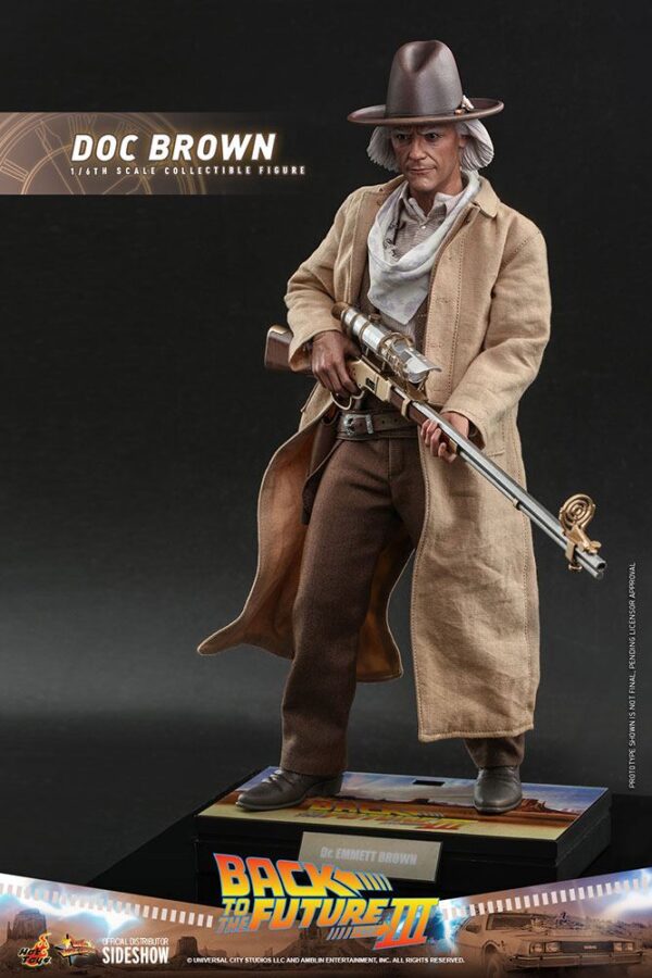 Zurück in die Zukunft III Movie Masterpiece Actionfigur 1/6 Doc Brown 32 cm