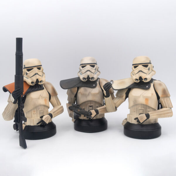 IMG_4001_2 Gentle Giant Star Wars Büste Sandtrooper 3er Set Corporal Sergeant Squad Leader
