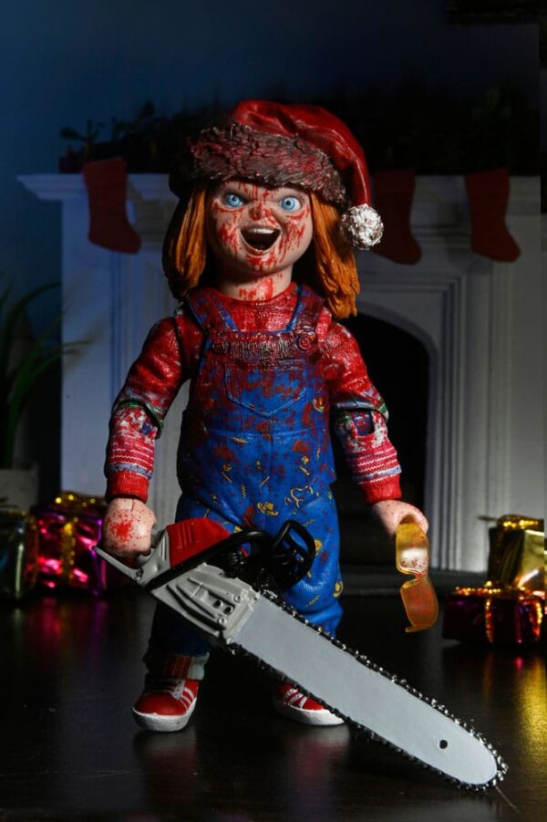 NECA Ultimate Holiday Chucky Actionfigur Krakomatx_neca42995 Chucky Die Mörderpuppe Actionfigur Ultimate Chucky (Holiday Edition)