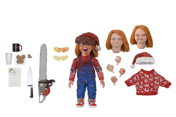 NECA Ultimate Holiday Chucky Actionfigur Krakomatx_neca42995_a Chucky Die Mörderpuppe Actionfigur Ultimate Chucky (Holiday Edition)