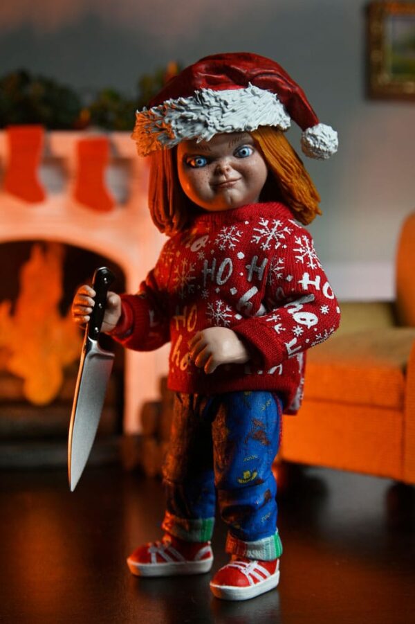 NECA Ultimate Holiday Chucky Actionfigur Krakomatx_neca42995_g Chucky Die Mörderpuppe Actionfigur Ultimate Chucky (Holiday Edition)