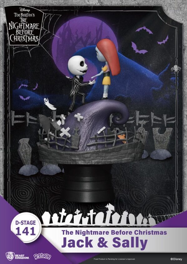 Nightmare before Christmas D-Stage PVC Diorama Jack + Sally 15 cm