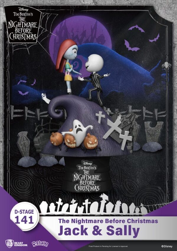 Nightmare before Christmas D-Stage PVC Diorama Jack + Sally 15 cm