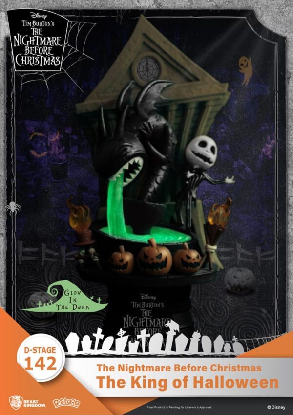Nightmare before Christmas D-Stage PVC Diorama The King of Halloween 15 cm