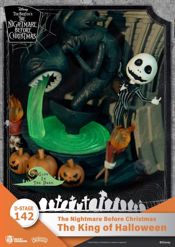Nightmare before Christmas D-Stage PVC Diorama The King of Halloween 15 cm
