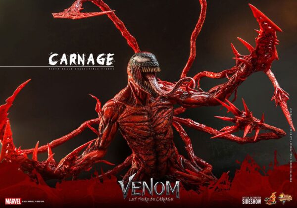 Hot Toys Venom: Let There Be Carnage Movie Masterpiece Series PVC Actionfigur 1:6 Carnage 43 cm 07 Venom: Let There Be Carnage Movie Masterpiece Series PVC Actionfigur 1/6 Carnage 43 cm