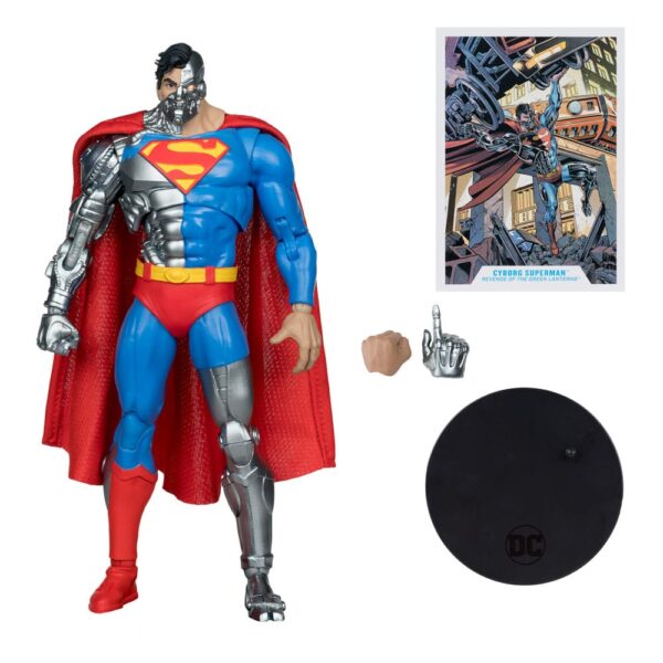 Revenge of the Green Lanterns DC Multiverse Actionfigur Cyborg Superman 18 cm