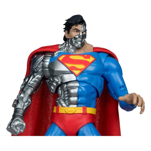 Revenge of the Green Lanterns DC Multiverse Actionfigur Cyborg Superman 18 cm