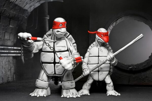 Teenage Mutant Ninja Turtles Mirage Black and White First Turtles 2er Set Actionfiguren 06 Teenage Mutant Ninja Turtles Mirage Black and White First Turtles 2er Set Actionfiguren