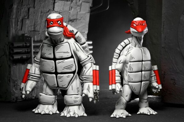 Teenage Mutant Ninja Turtles Mirage Black and White First Turtles 2er Set Actionfiguren 19 Teenage Mutant Ninja Turtles Mirage Black and White First Turtles 2er Set Actionfiguren