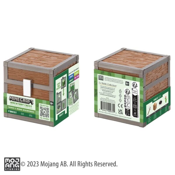 Krakomat Minecraft Loot Chest Forest 10 cm (2) Minecraft Loot Chest Forest 10 cm