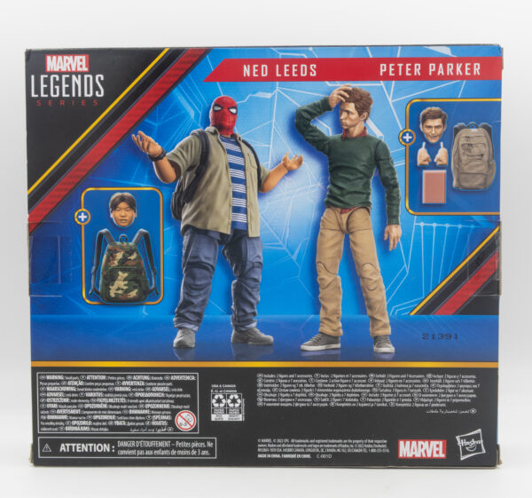 Marvel Legends Spider-Man Homecoming Actionfiguren 2-pack Ned Leeds Peter Parker_2 Marvel Legends Spider-Man Homecoming Actionfiguren 2-pack Ned Leeds Peter Parker 15 cm