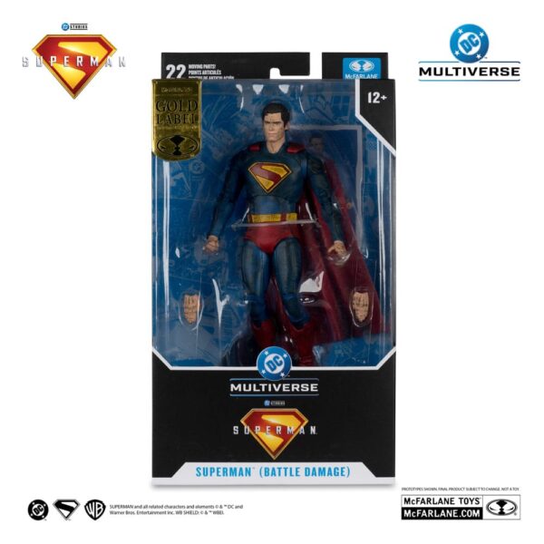 Superman (2025) DC Multiverse Actionfigur Superman (Battle Damaged) (Gold Label) 18 cm