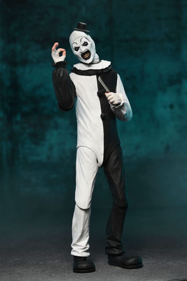 Terrifier Art The Clown Ultimate Actionfigur 17 cm x_neca45251-01_l Terrifier Art The Clown Ultimate Actionfigur 17 cm