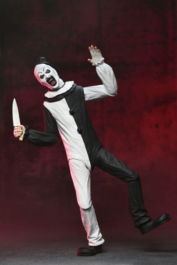 Terrifier Art The Clown Ultimate Actionfigur 17 cm x_neca45251-01_n Terrifier Art The Clown Ultimate Actionfigur 17 cm