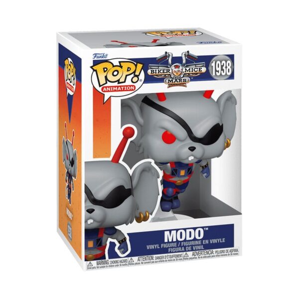 Biker Mice From Mars Pop! Animation Vinyl Figur Modo 9 cm x_fk83997_a Biker Mice From Mars Pop! Animation Vinyl Figuren Vinnie + Modo + Throttle 9 cm