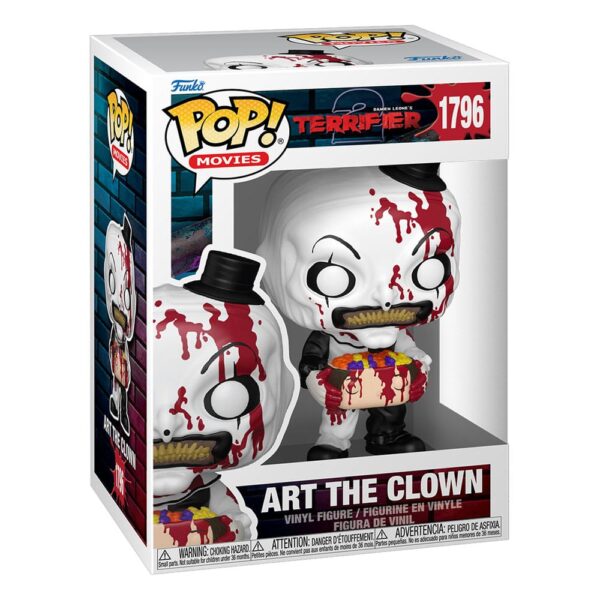 Terrifier 2 POP! Movies Vinyl Figur Art the Clown with Candy Filled Head 9 cm