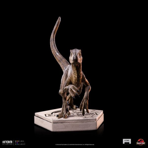 Jurassic World Icons Statue Velociraptor B 9 cm x_is95202_a Jurassic World Icons Statue Velociraptor Modell "B" 9 cm